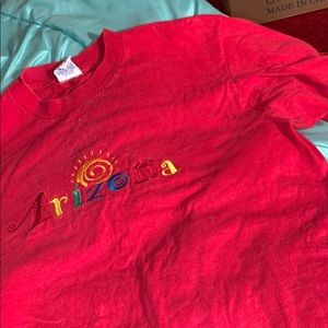 Red arizona t shirt